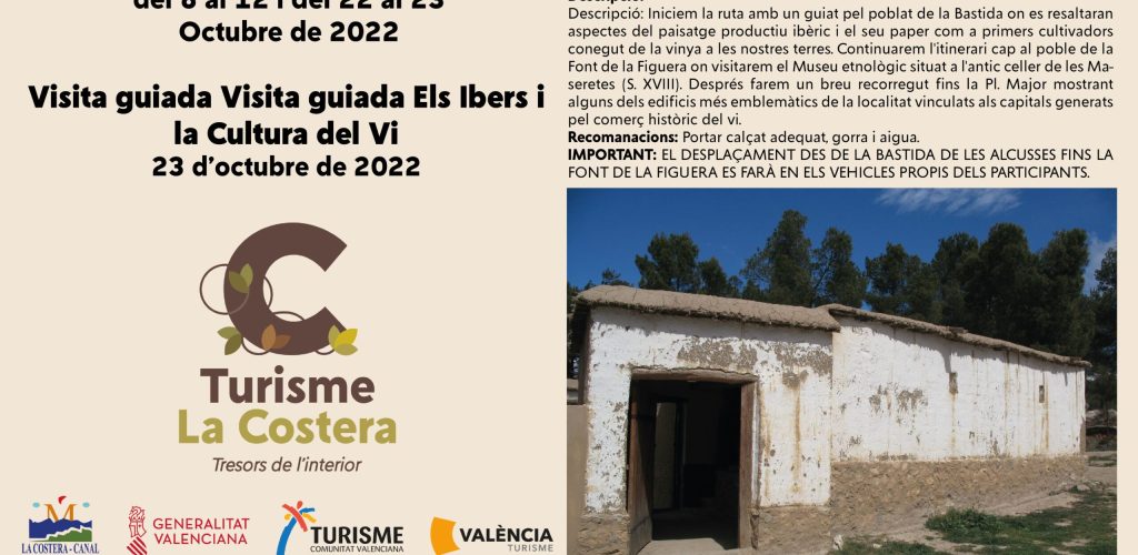 TARJES EXCURSIONS LA COSTERA RUTA IBERS CULTURA DEL VI (1)